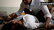 Молодая латинская шлюха подбила парня на анальную измену возле спящей жёнушки